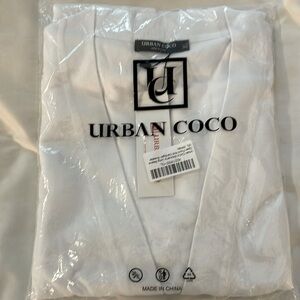 Urban CoCo Women's Long Sleeve Open Front Knit Cardigan Sweater